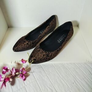 & Other Stories Brown Floral Women's Flats